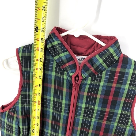 Pendleton Down Filled Plaid Quilted Puffer Vest Jacket Warm Size Small - Picture 6 of 7